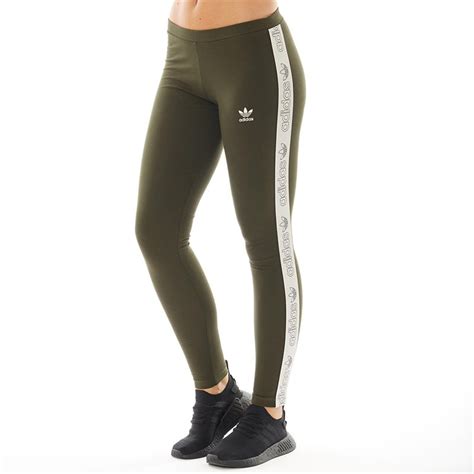 khaki grüne adidas hose|adidas Originals leggings in khaki .